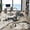 Black, variant on QinaQin 4×6 FT Washable Area Rug,Marble Entrance Mat,Non-Slip Foldable Indoor Rug,Soft Velvet Low Pile Mat for Bedside Office,Blue