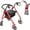 Black & Red, variant on Folding Rollator Walker with Seat, Steel Rolling Walker with 8" Wheels & Storage Bag, Supports up to 286.6lbs, Medical Walker， Black & Red