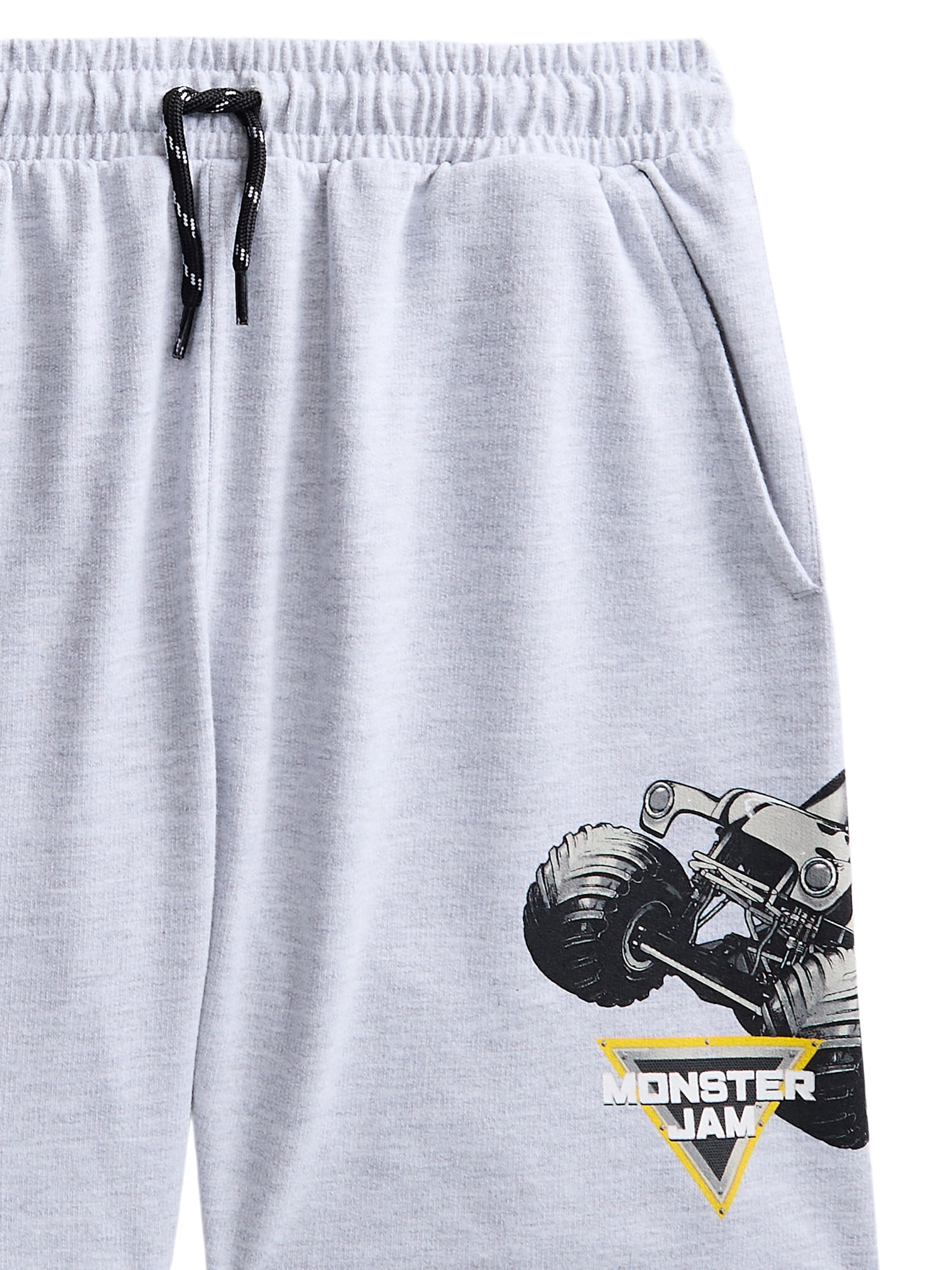 Monster Jam Boys Short Sleeve Graphic Tee and Shorts Set, 2-Piece, Sizes 4-16