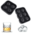 thumbnail image 1 of Bola de hielo de whisky, moldes de cubitos de hielo esféricos, esfera de cubitos de hielo grande, cubito de hielo de esfera grande, 1 of 5