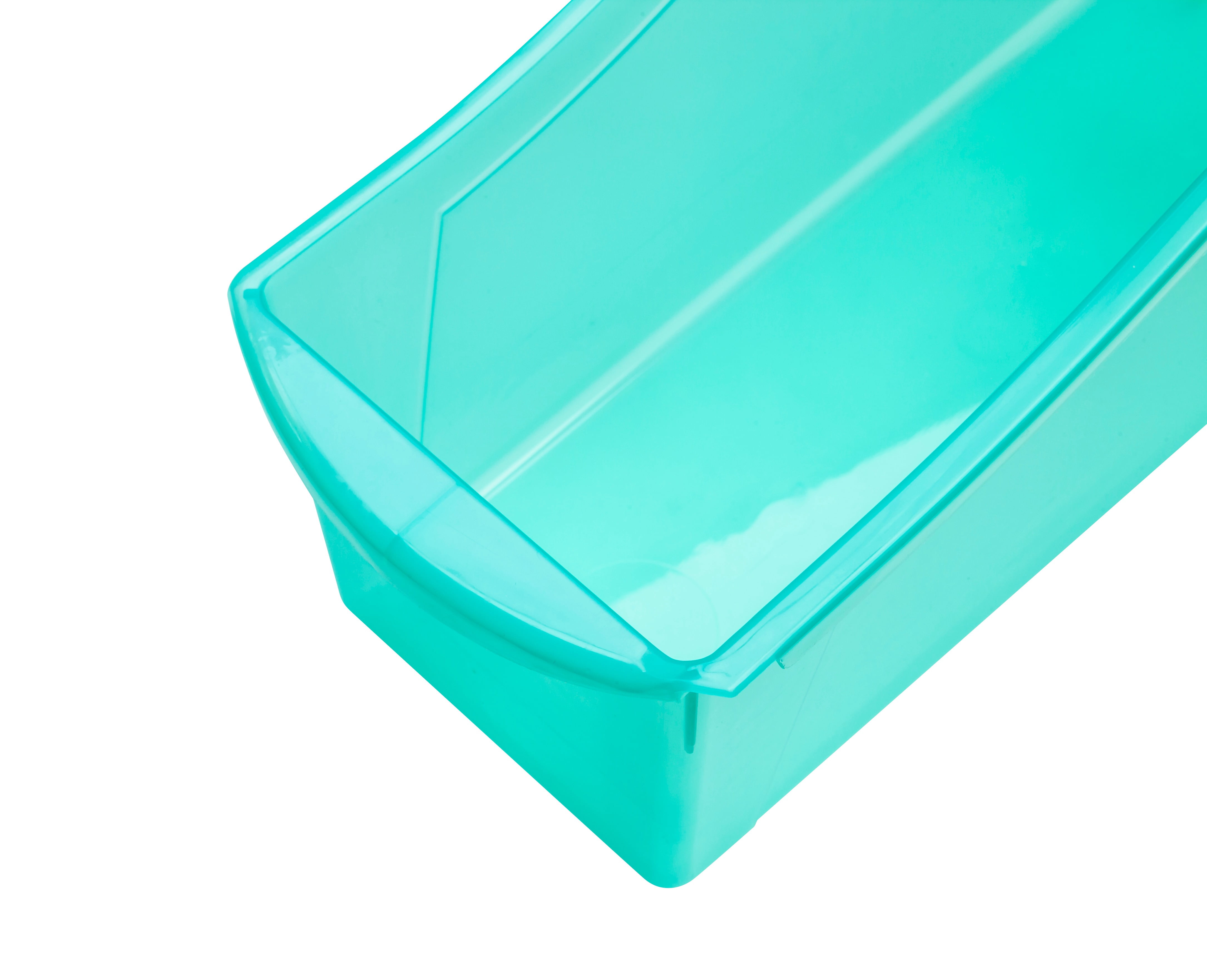 Pen+Gear Plastic Desktop Book Organzer Bin, Clear Green