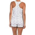thumbnail image 2 of Calvin Klein Women's 2-Pc Pj Soft Cotton Double Logo Print Lounge Sleep Tank and Shorts Pajama Set, 2 of 4