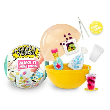 Make It Mini Food Cafe Series 1 Mini Collectibles - MGA s Miniverse  Blind Packaging  DIY  Resin Play  NOT EDIBLE  Collectors  8+