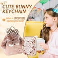 thumbnail image 2 of Bunny Keychain with Tin Box, Cute Keychain Gift, Soft Bunny Keychain Accessories for Women, 2 of 14