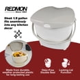 thumbnail image 2 of Redmon 1.9 Gallon Kitchen Compost Bin, Odor Control Lid for Food Scraps, Beige, 25 Pack, 2 of 8