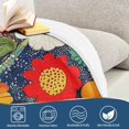 thumbnail image 4 of Yayeee Throw Blanket for Couch Soft Warm 50" x 60" Sofa Chair Bed Decoration, Large Colorful Flowers, 4 of 7