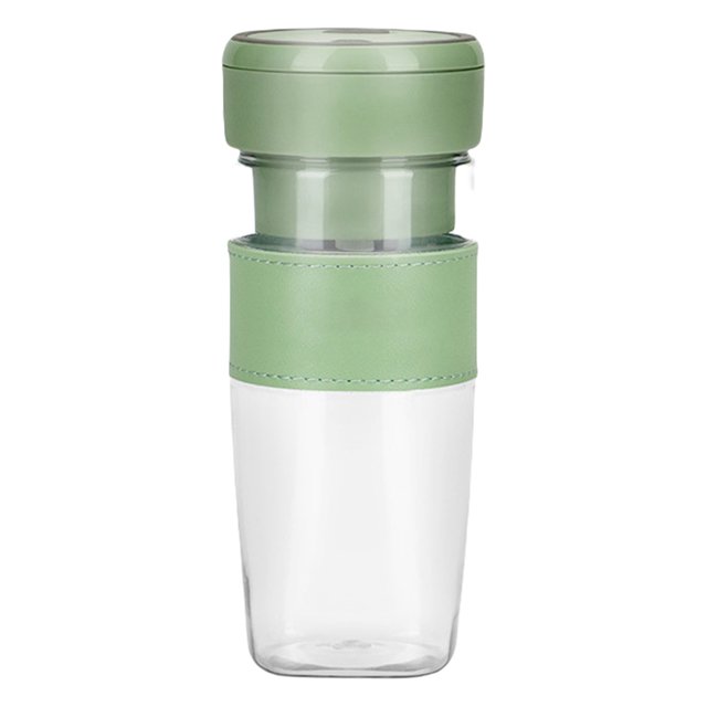 Hxlamzoo Portable Automatic Mixing Cup with USB Rechargeable Design - Protein Shaker, Coffee Blender, Travel-Friendly Stirring Cup for Powder & Liquid Mixing (Green Plastic, Includes Data Cable)