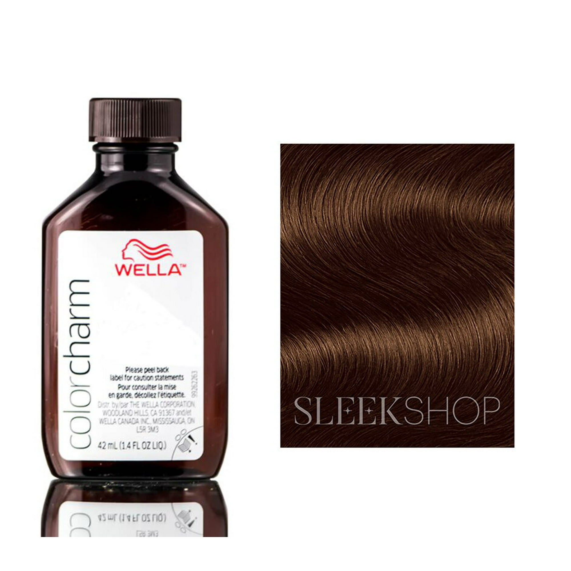 4NW - Medium Natural Warm Brown , Wella Color Charm LIQUID Permanent Hair color, 100% Gray Coverage , Hair Scalp Head - Pack of 1 w/ SLEEKSHOP Teasing Comb | Walmart Canada 4NW - Medium Natural Warm Brown , Wella Color Charm LIQUID Permanent Hair color, 100% Gray Coverage , Hair Scalp Head - Pack of 1 w/ SLEEKSHOP Teasing Comb | Walmart Canada