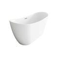 thumbnail image 5 of Elegant Kitchen & Bath BT30459GW-BNK 59 in. Oval Bathtub, Glossy White with Brushed Nickel Trim, 5 of 8