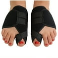 thumbnail image 1 of Férulas nocturnas originales para juanetes - 2 piezas - Corrector de juanetes con velcro para mujeres y hombres - Enderezador de dedos gordos ajustable, 1 of 5