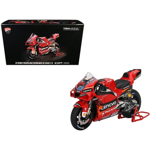 Ducati Desmosedici #43 "Presentation" "MotoGP World Championship" (2022) 1/12 Motorcycle Model by True Scale Miniatures