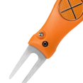 thumbnail image 3 of Golf Divot Tool Golf Putting Green Fork Foldable Lightweight Marker Grass Repair Orange, 3 of 9