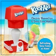 Kool-Aid Electric Snow Cone Maker, Shaved Ice Machine and Snow Cone Maker, Red