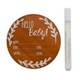 thumbnail image 1 of POINTERTECK Panneau d'Annonce de Naissance "Hello Baby" Panneau en Bois, 1 of 5
