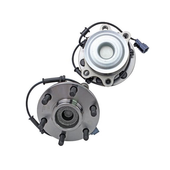 Front Wheel Bearing Hub Assembly Set of 2 - Compatible with 2005 - 2018 Nissan Frontier RWD 2006 2007 2008 2009 2010 2011 2012 2013 2014 2015 2016 2017