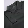 thumbnail image 2 of Men's Polo Shirt Quick Dry Performance Short Sleeve Tactical Shirts Pique Jersey Golf Shirt, 2 of 14