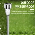 thumbnail image 4 of Solar Powered Outdoor Lights - 12 Pack Stainless Steel LED Solar Garden Lights for Walkway, Patio, Yard | Weather Resistant & Energy Saving Solar Lighting, 4 of 9