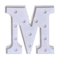 thumbnail image 5 of Alphabet LED Letter Lights Light Up White Plastic Letters Standing Hanging M, 5 of 5