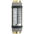 thumbnail image 1 of Hedland H605B-002 Flowmeter, Brass, For Use With Water, 0.2 - 2.0 gpm Flow Range, 1/2" NPT Female, 1 of 3