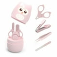 thumbnail image 6 of Baby Nail Clippers, 4-in-1 Safe Baby Nail Kit with Cute Case, Nail Clipper, Scissors, Tweezers, Baby Nail File Set for Newborn, Infant, Toddler and Kids-Owl Pink, 6 of 7