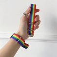 thumbnail image 4 of Ardorlove LGBT Pride Woven Braided in Stainless Steel, 4 of 6