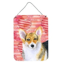Carolines Treasures BB9729DS1216 Pembroke Corgi Love Wall or Door Hanging Prints Red 12WX16H multicolor