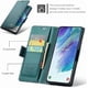 thumbnail image 4 of Funda tipo cartera para Samsung Galaxy S21 FE con tarjetero, función atril, bloqueo RFID, cierre magnético, protección a prueba de golpes, de piel sintética, para Samsung S21 FE, 4 of 7