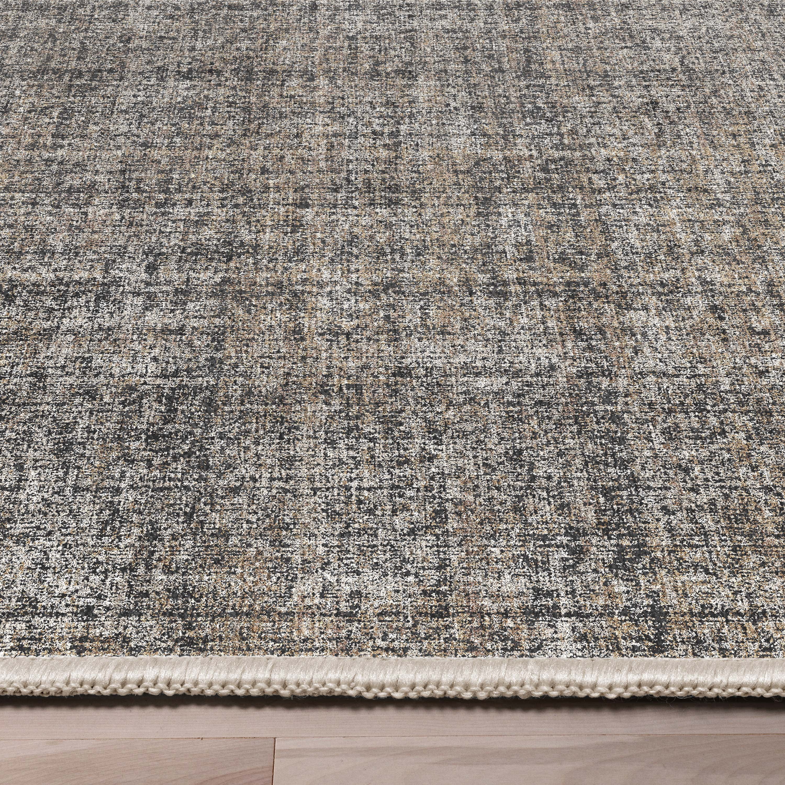Well Woven Abstract Burst Modern Retro Plaid Flat-Weave Beige Anthracite 7'7" x 9'10" Area Rug