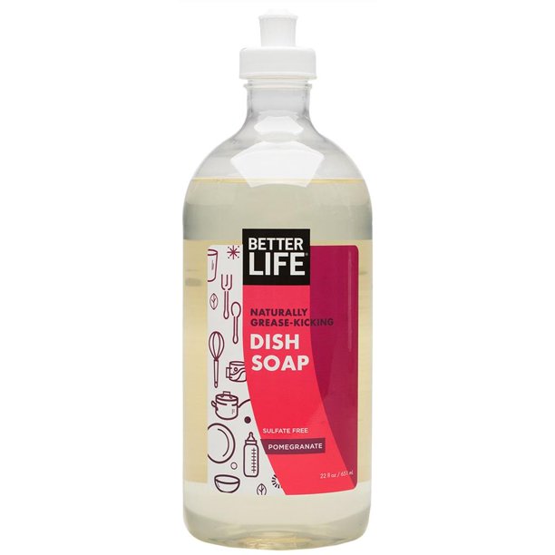 Better Life Natural Dish Soap, Pomegranate, 22 oz