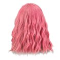 thumbnail image 1 of UPGRATOR Peluca De Fiesta Rosa Con Ondas Para Disfraces Y Cosplay Para Mujer Y, 1 of 8