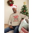 thumbnail image 2 of Merry Cluckin' Xmas - Funny Chicken Men's Sweatshirt, 2 of 4