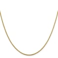 thumbnail image 2 of 14K Yellow Gold Franco Chain Styles Necklace 1.4 mm D/C Open 24 inch, 2 of 4