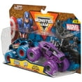 thumbnail image 7 of Monster Jam Captain America Vs. Black Panther Die-Cast Vehicle 2-Pack 1:64 Scale, 7 of 7