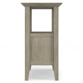 thumbnail image 6 of Simpli Home Amherst 48 inch Wide Solid Wood Transitional Console Sofa Table in Distressed Grey, 6 of 11