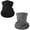Black+gray, variant on ultifunctional Headwear 2 Pack Face Coverings Bandana Elastic Neck Gaiters Snood UV Resistence for Men &Women Elastic Windproof Face Mask for Sports