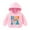 Pink, variant on Jinhomg Kids Fall Sweatshirt Long Sleeve Cute Letter Print Hoodies Fall Winter Boys Girls Thermal Pullover Tops Pink 130