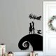 thumbnail image 1 of Calcomanía de vinilo de pesadilla antes de Navidad, decoración de pared de Jack Kellington, Sally Dog Zero, Santa, Reno, fiesta de Halloween, ventana y puerta, 1 of 3