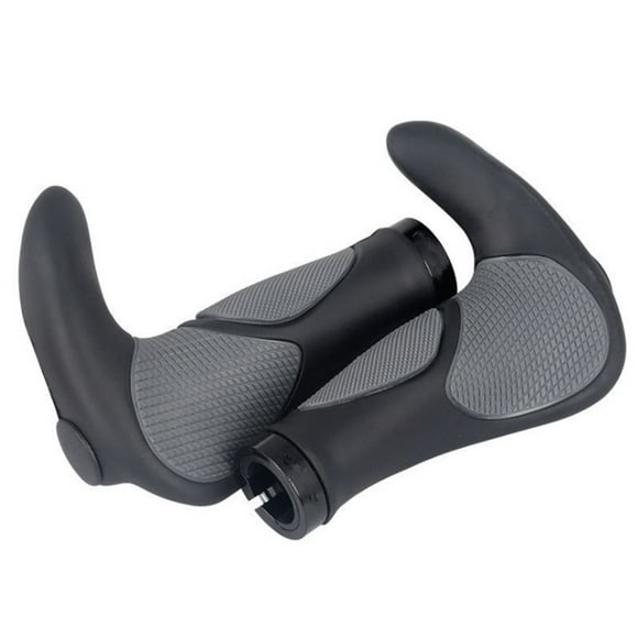 Yeacher Shockproof Bike Handlebar Grips 22.2mm Ergonomic Bicycle Grips Soft Rubber Handlebar Cover End for Mountain Bikes Road Bicycles