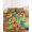Pink, Yellow, variant on Cal.King Size Fitted Sheet Set - Colorful Flower 3 Piece Bedding Sets 16" Deep Pocket Fitted Sheet with 2 Pillowcases, Boho Abstract Sunflowers Vintage Blossom Brushed Microfiber Hotel Bed Sheets