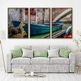 thumbnail image 2 of IDEA4WALL 3 Piece Framed Canvas Wall Art for Living Room, Bedroom Italy City Landscape Canvas Prints for Modern Home Decoration Ready to Hang, 2 of 4