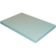 Morning Glory High Density Craft and Cushion Foam, 24" x 36" Rectangle x 2" Thick, 1 Each. Blue