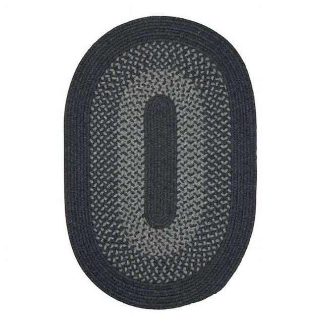 Colonial Mills MD34R036X036 3 ft. Madison Wool Blend Round Area Rug, Charcoal