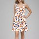 thumbnail image 4 of Camisón de poliéster para mujer, vestido de tirantes con cuello en V y botones para vacaciones de primavera y verano., 4 of 8