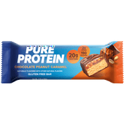 Pure Protein Bars, Chocolate Peanut Caramel, 20g Protein, 1.76 oz, 1 Ct