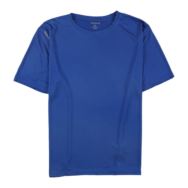 Camiseta básica Reebok Volt Performance para hombre azul grande