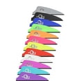 thumbnail image 3 of Q2i Fusion-II 2.1" Target Archery Vanes-Fletching with Tri-Fusion Tech, teal(100 Pk), 3 of 7