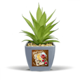 thumbnail image 1 of Appetizer Lemonade Steak France Fake Pineapple Flower Pot Vase Mini Decor, 1 of 3