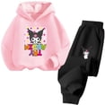 thumbnail image 4 of Sudaderas divertidas de Harajuku, sudaderas con capucha Y2k de los 90, sudadera con capucha Kuromi, sudadera Kuromi, ropa, tops, conjunto de sudadera con capucha, ropa kawaii para niñas, 4 of 5