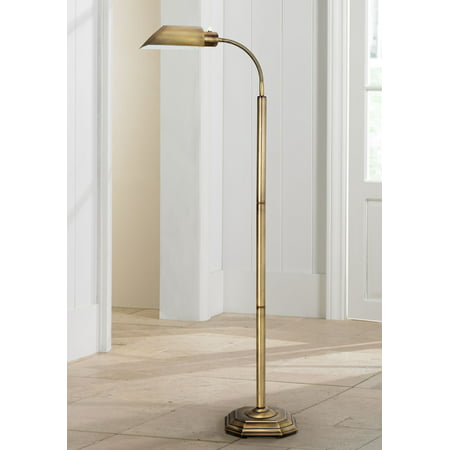 Ott-Lite Alexander Brass Energy Saving Gooseneck Floor (Ott Floor Lamps Best Price)