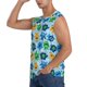 thumbnail image 3 of Fotbe Cartoon Monster Men's Camiseta sin Mangas Estampada para Hombres, Playera Casual para Gimnasio, Entrenamiento, Playa-Small, 3 of 7